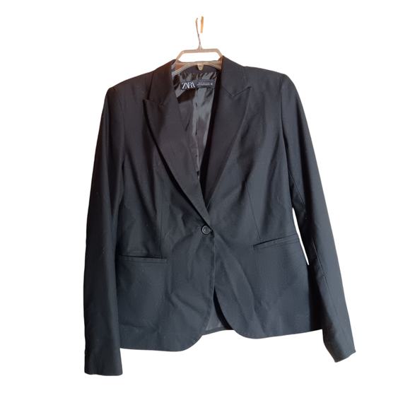 Zara Black Blazer US size 6   *J - Picture 2 of 2